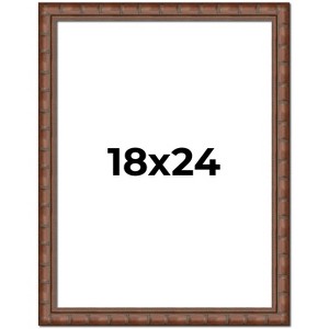 PosterPalooza | 18x24 Modern Bamboo Picture Frame, UV Acrylic, 5 Finishes - 1 of 4