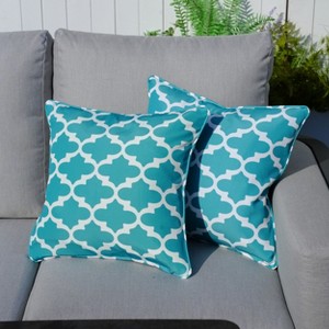 Moda Furnishings Outdoor Reversible Throw Pillow (Set of 2) - 1 of 4