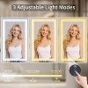 24x36 Inch LED Bathroom Mirror with Anti-Fog, Dimmable Backlit & Frontlit, 3 Color Temperatures - 4 of 4