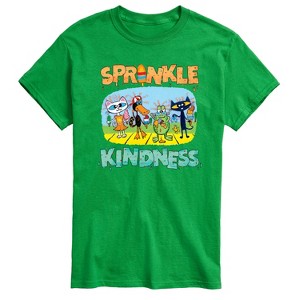 Men's - Pete the Cat - Sprinkle Kindness Short Sleeve Graphic T-Shirt - 1 of 4