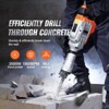 VEVOR Demolition Jack Hammer, MAX 3500W Jack Hammer Concrete Breaker, 1900 BPM Heavy Duty Electric Jack Hammer for Trenching Breaking Holes - 3 of 4