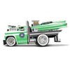 1966 Chevrolet C60 Flatbed Truck Green Met w/White &1961 Cadillac Coupe Green Met w/White 1/64 Diecast Models by Muscle Machines - 2 of 3