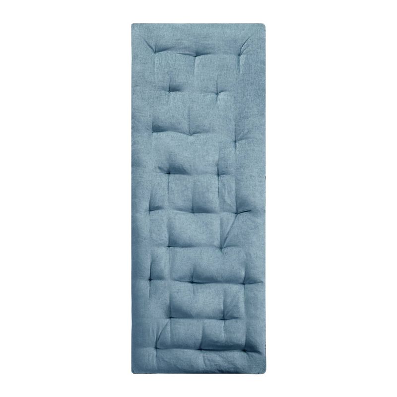 Alder Chenille Lounge Floor Pillow Cushion Aqua - Intelligent Design, 1 of 10