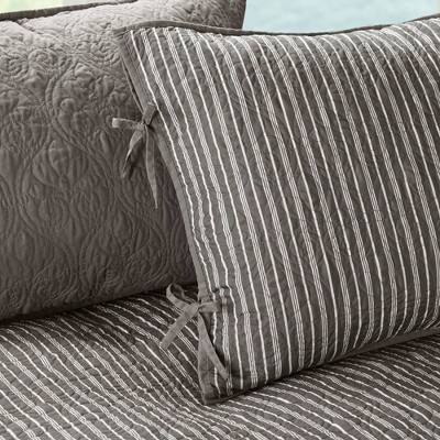 Quebec Dark Grey 6-Piece Reversible Daybed Cover Set