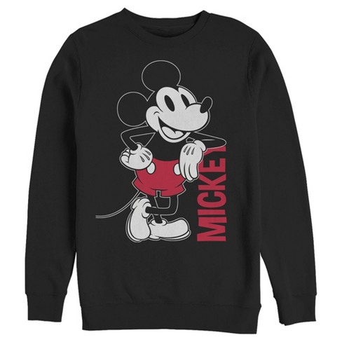 Disney - Black Mickey Mouse Expressions outlets Crewneck