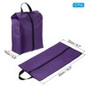 Unique Bargains Nylon Waterproof Portable Lightweight Shoe Bags for Travel 2 Pcs - 2 of 4