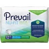 Prevail Nu-Fit Unisex Adult Incontinence Briefs, Refastenable Tabs, Maximum Absorbency - 2 of 4
