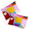 Deny Designs Full/Queen Ana Rut Bre Fine Art Valentines Day Hearts Mid Century Modern Duvet and Sham Set - 4 of 4