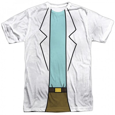 Mens Rick And Morty Rick's Lab Coat T-Shirt