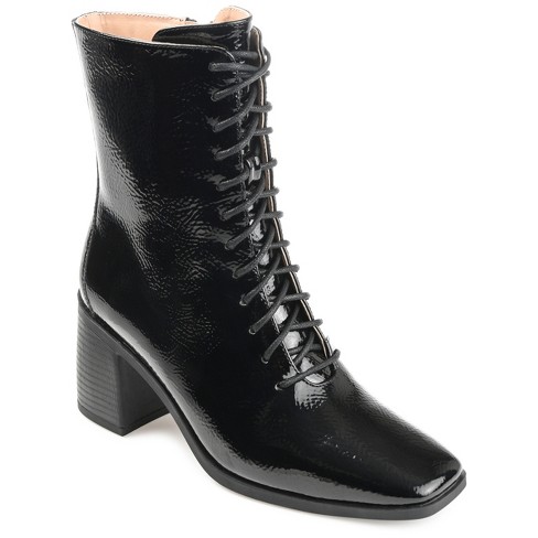 Journee lace hot sale up boots