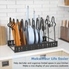 Hachikiko 8-Tier Kitchen Organizer - Adjustable Pot & Pan Storage Rack with 4 Hooks, Heavy Duty Metal for Cabinets & Countertops - 2 of 4