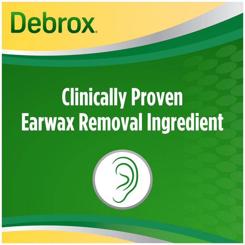 Debrox Earwax Removal Kit with Ear Drops &#38; Bulb Ear Syringe - 0.5 fl oz, 5 of 14