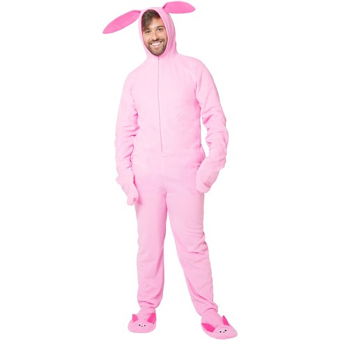 Women's A Christmas Story Bunny Union Suit Pajamas Costume