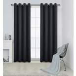 Regal Home Collections 100% Hotel Blackout Thermal Insulated Grommet Curtains (2 Pack)
