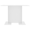 vidaXL Dining Table White 43.3 in.x23.6 in.x29.5 in. Engineered Wood - 3 of 4