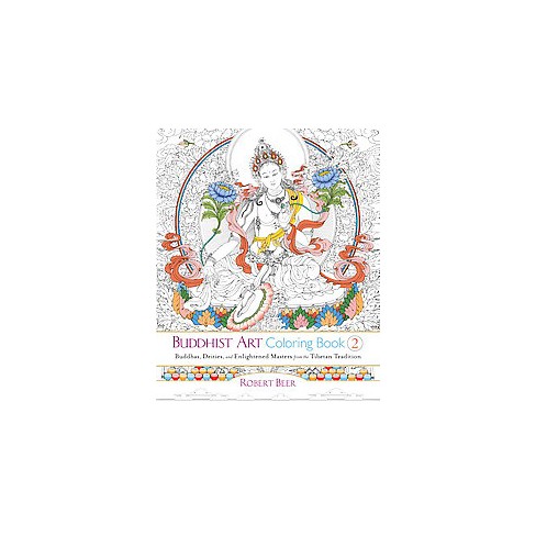 Buddhist Art Adult Coloring Book 2 Buddhas Deities And