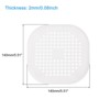 Unique Bargains Square Anti-Slip Bathroom with Suction Cups Drain Protector - 2 of 4