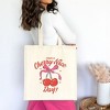 City Creek Prints Coquette Cherry Nice Day Canvas Tote Bag - 15x16 - Natural - 2 of 2