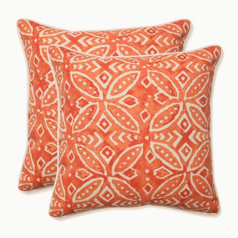 Orange cushions target best sale