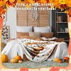 Lomsoe Christmas Throw Flannel Blanket Winter Elk Cozy Throw Blanket with Holiday Themed Print Christmas Gift for Winter Sofa Bed. - 3 of 4