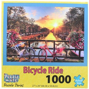 JPW Industries Inc. Bicycle Ride 1000 Piece Jigsaw Puzzle - 1 of 4