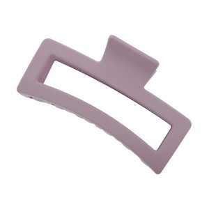 Unique Bargains Fashion Rectangle Frosted Hair Clips 1 Pc - 1 of 4