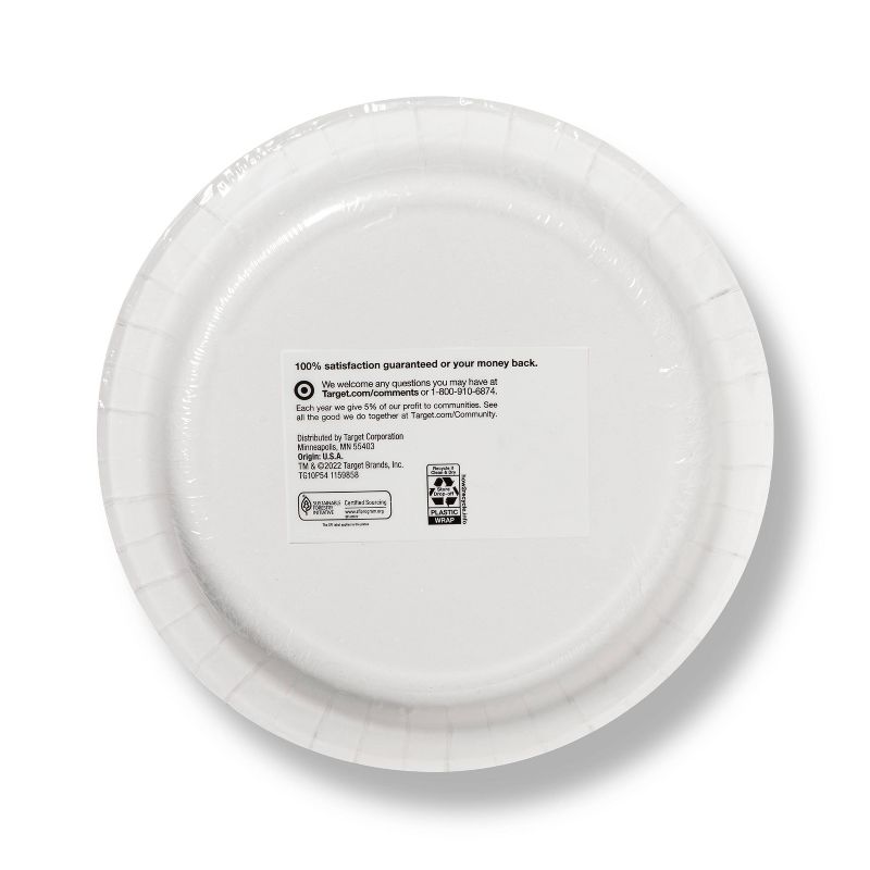 Paper Plate 10&#34; - 54ct - up &#38; up&#8482; (Pattern &#38; Color May Vary), 3 of 5
