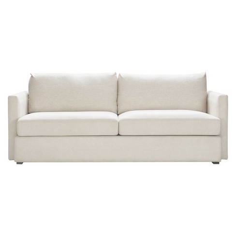 Blive gift Strømcelle te 86"amelie Mid-century Modern Loveseat Sofa Off White - Finch : Target