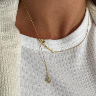 Kendra Scott Emma Filigree Curb 14k Gold Over Brass Chain Pendant Necklace  - Gold : Target