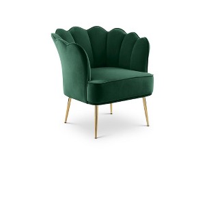 Meridian Furniture,Jester Velvet Accent Chair - 1 of 4