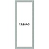 PosterPalooza | Panoramic Refined Blue Picture Frame - UV Acrylic, Foam Board Backing, Hanging Hardware - 2 of 4