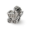 Black Bow Jewelry Sterling Silver Baby Carriage Bead Charm - 2 of 4