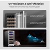 Yeego 15 in. Refrigerator, 33-Bottles Built-In/Freestanding Wine Cooler - 4 of 4