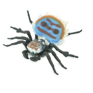 Collectible Wildlife Gifts | Peacock Spider, Jumping Spiders, Maratus, Museum Quality, Hand Painted, Rubber, Insect, Toy, Gift  4 1/2"  CH300 BB181 - 1 of 4