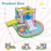 Safstar Inflatable Bounce House w/ Slide Jumping Area Obstacle Ball Pit without Blower - 2 of 4