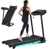 Sevobal Home Gym Equipment Folding Incline Treadmill for Running and Walking Hydraulic System Auto for Living Room, Black, 52.56"*24.41"*41.41" - 3 of 4