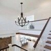 PAKOKULA Mid-Century 8-light Black Branch Retro Candlestick Chandelier for Living Room - 3 of 4