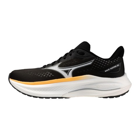 Обувь Mizuno Women's Wave Inspire 22 Running Shoes, 7 1/2, Black-White