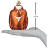 Old World Christmas Blown Glass Ornament for Christmas Tree, Texas Longhorn Hoodie - 3 of 3