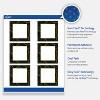 Avery Square Labels, Black with Gold Pattern, 3" x 3" - 3 of 4