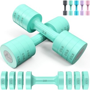 Adjustable Dumbbells Hand Weights Set: Sportneer 4 In 1 Weight Each 2lb 3lb 4lb 5lb Free Weights Dumbbells Set - 1 of 4
