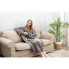Oversized Wearable Adult Blanket with Sleeves and Hood by Sweet Home Collection® - 4 of 4