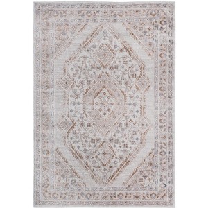 2X3 Rugs, Bordered Non-Shedding Living Room Bedroom Dining Home Office Stylish and Stain Resistant Area Rug - 1 of 3