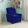 Emma and Oliver Contemporary Kids Recliner with Cup Holder - 2 of 4