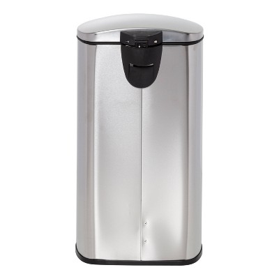 Honey-Can-Do 30L Silver Stainless Steel Step-On Trash Can