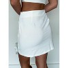 Women's Floral Applique Mini Skirt - Kiwi - 3 of 3