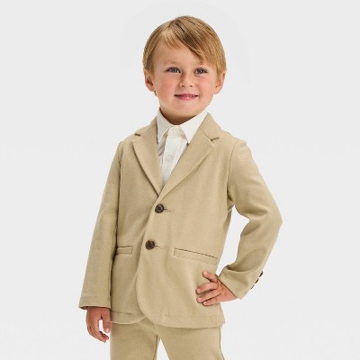 Boys retailer beige coat