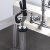 WOWOW 7/8-20UNEF Pre Rinse Sprayer with Black Handle Rubber Nozzles for Commercial Sink Faucet - 4 of 4