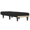 vidaXL Chaise Longue Black Velvet - 3 of 4