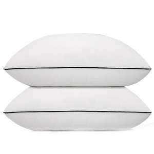 Itopfox Hotel Collection Bed Pillows for Sleeping 2 Pack, Super Soft Down Alternative Microfiber Filled Pillows for Back, Stomach or Side Sleepers - 1 of 4